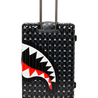 GRAY PEEKING CHARACTER SKETCH LARGE HARD LUGGAGE