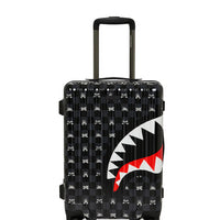 GRAY PEEKING CHARACTER SKETCH CARRY-ON HARD LUGGAGE