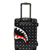 GRAY PEEKING CHARACTER SKETCH CARRY-ON HARD LUGGAGE