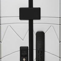 SILVER SIDE DRIP BLACK CHECK CARRY-ON HARD LUGGAGE