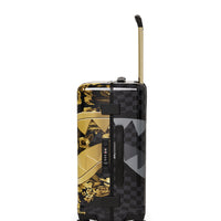 GOLD FLORAL RMX CARRY-ON HARD LUGGAGE