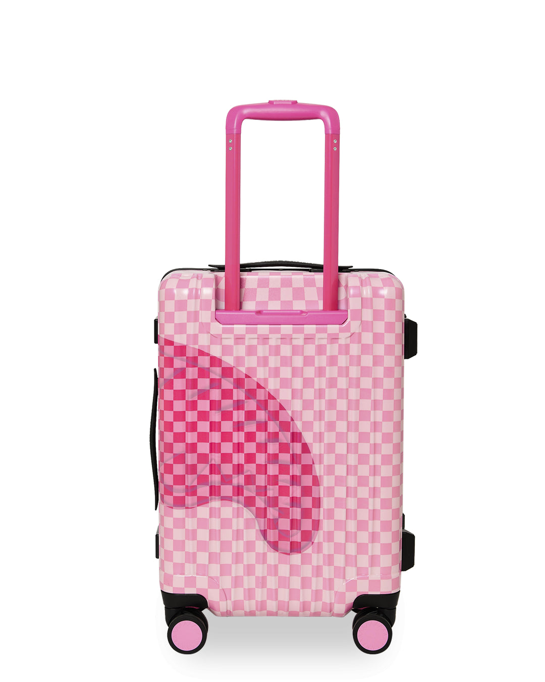 PINK SIP PATCH CARRY-ON LUGGAGE
