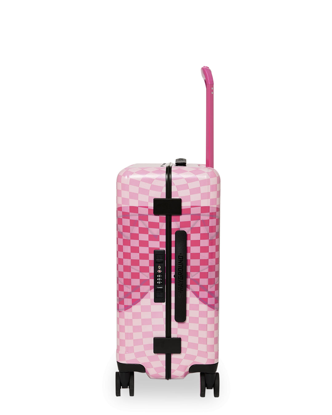 PINK SIP PATCH CARRY-ON LUGGAGE