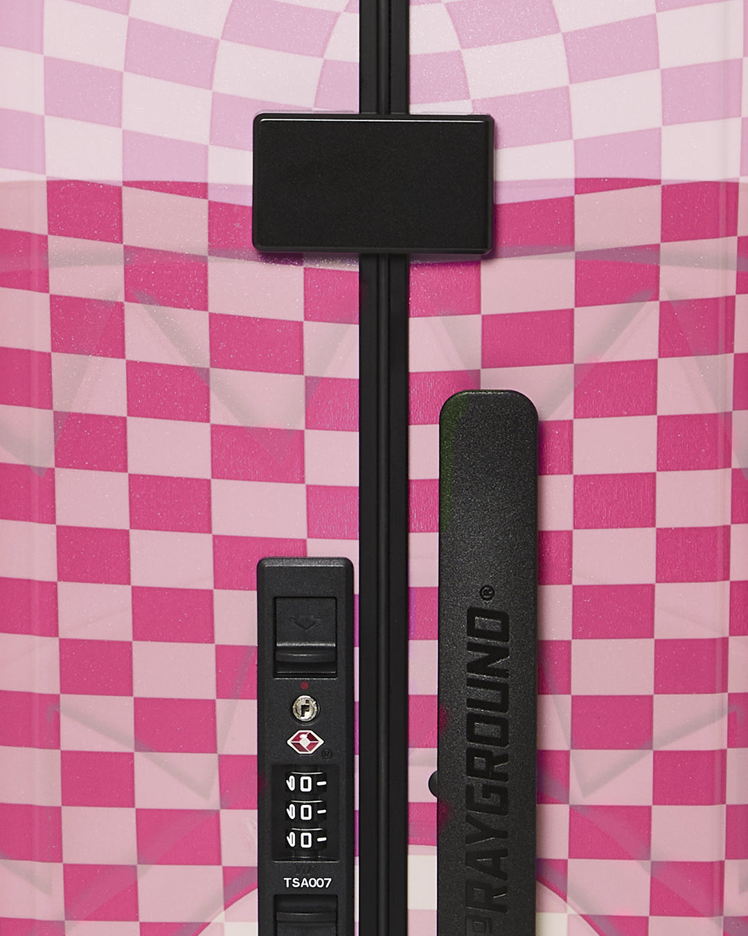 PINK SIP PATCH CARRY-ON LUGGAGE