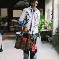 RED REDEMPTION PYRAMID DUFFLE