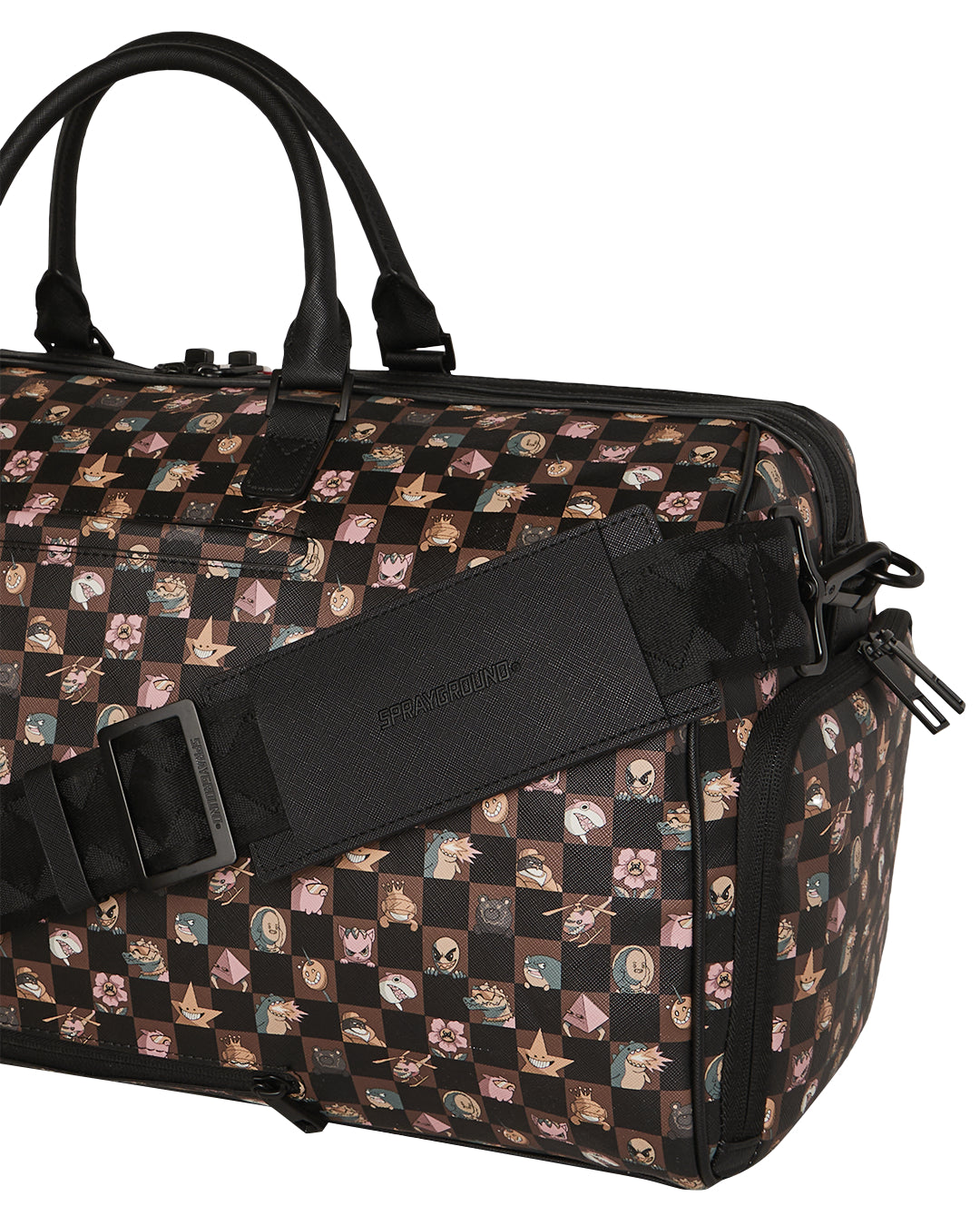 PEEKING CHARACTERS REMIX LARGE DUFFLE