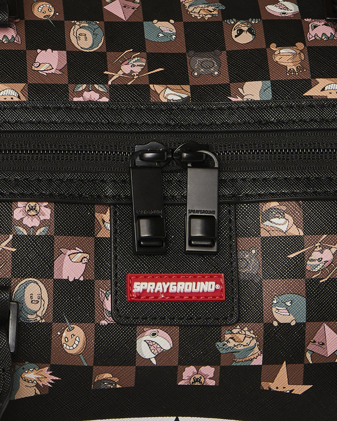PEEKING CHARACTERS REMIX LARGE DUFFLE