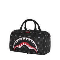 GRAY PEEKING CHARACTER CHECK MINI DUFFLE