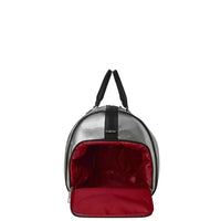 SILVER SIDE DRIP BLACK CHECK LARGE DUFFLE