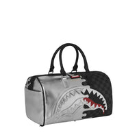 SILVER SIDE DRIP BLACK CHECK MINI DUFFLE