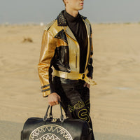 THAT GOLD DRAP DUFFLE