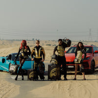 THAT GOLD DRAP DUFFLE