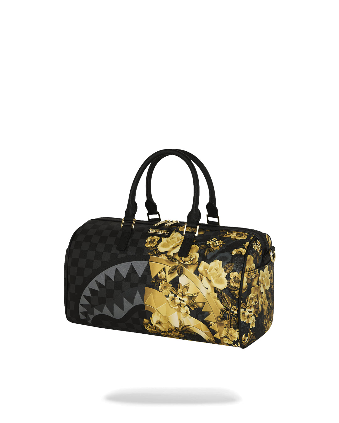 GOLD FLORAL REMIX MINI DUFFLE