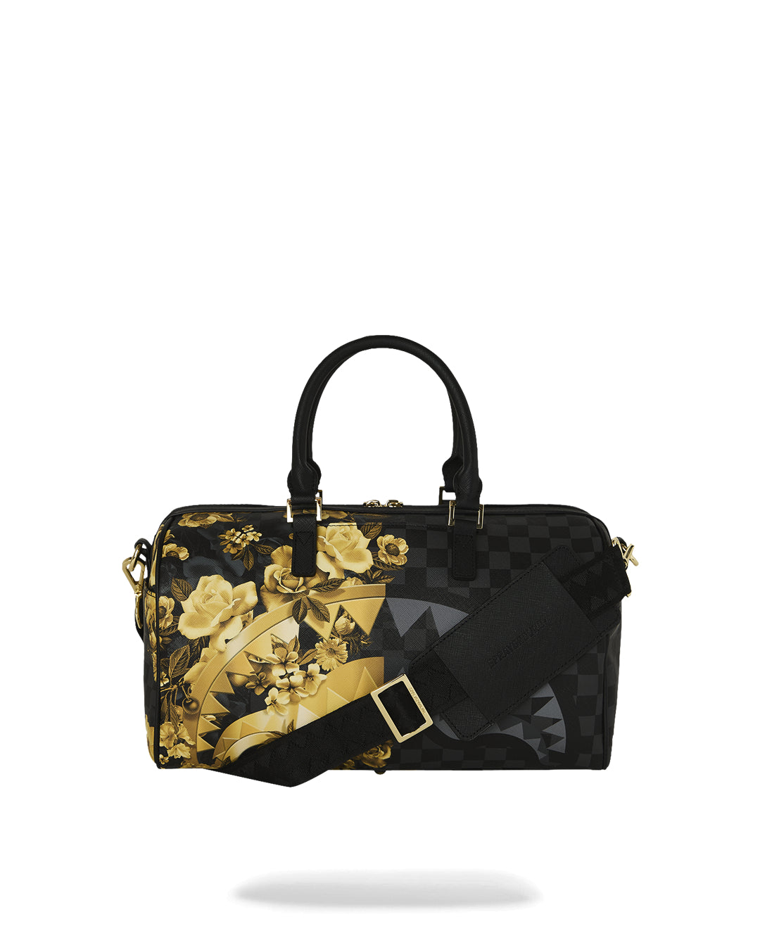 GOLD FLORAL REMIX MINI DUFFLE