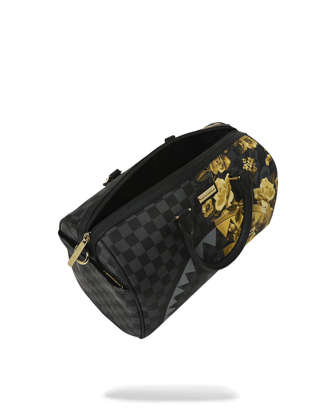 GOLD FLORAL REMIX MINI DUFFLE
