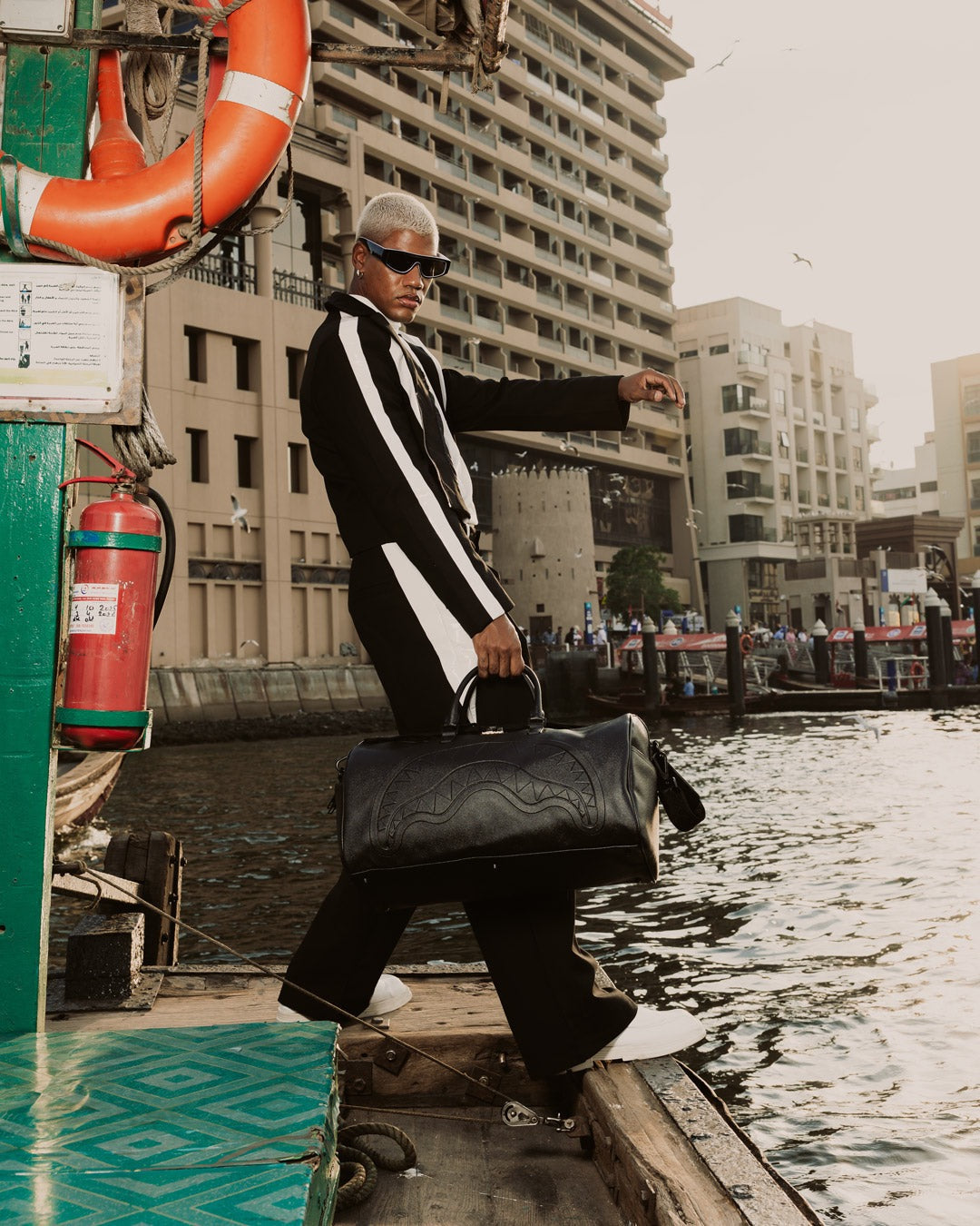 GOLD BRICK LUX LARGE DUFFLE