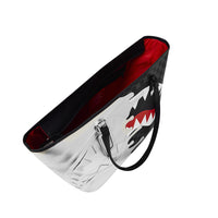 SILVER SIDE DRIP BLACK CHECK TOTE