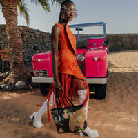 AI HENNY FLORAL TOTE