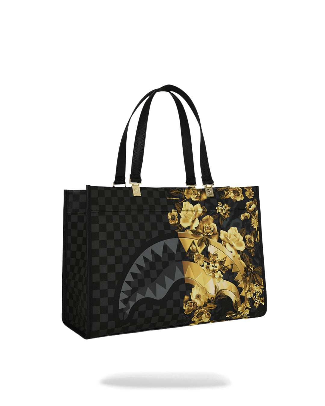 GOLD FLORAL REMIX TORTUGA TOTE