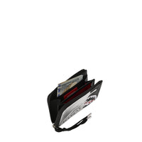 SILVER SIDE DRIP BLACK CHECK WALLET