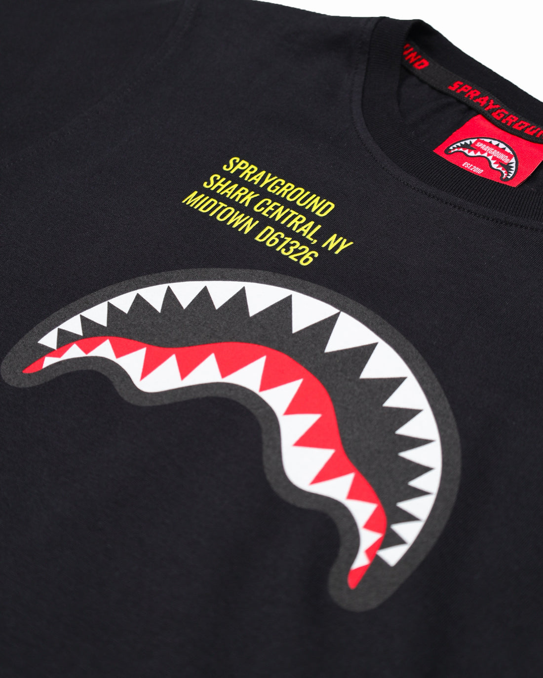 SHARK BASIC REG T-SHIRT BLK