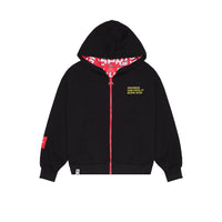 SHARK BASIC OVER FULLZIP HOODIE BLK