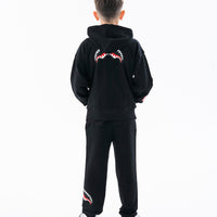 SHARK BASIC OVER FULLZIP HOODIE BLK