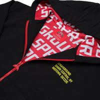 SHARK BASIC OVER FULLZIP HOODIE BLK