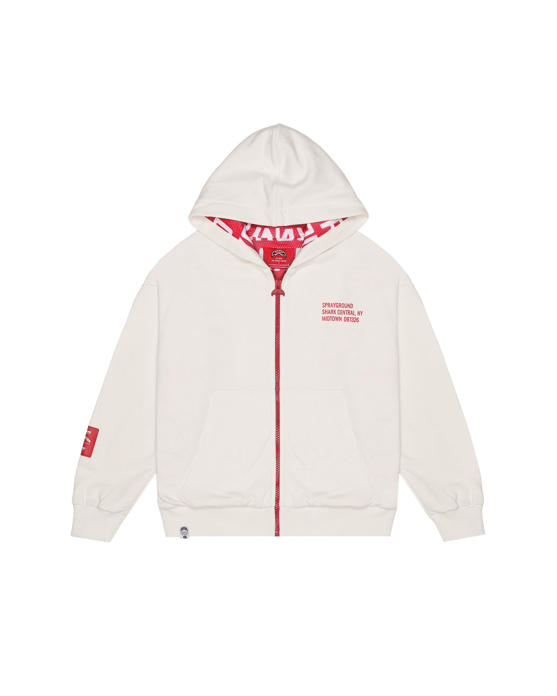 SHARK BASIC OVER FULLZIP HOODIE IVO