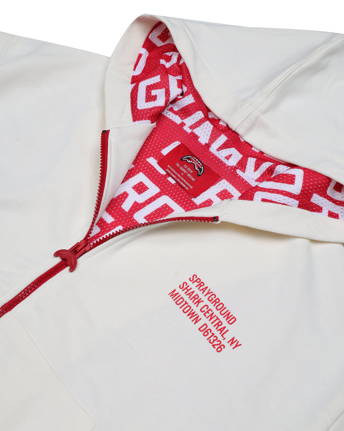 SHARK BASIC OVER FULLZIP HOODIE IVO