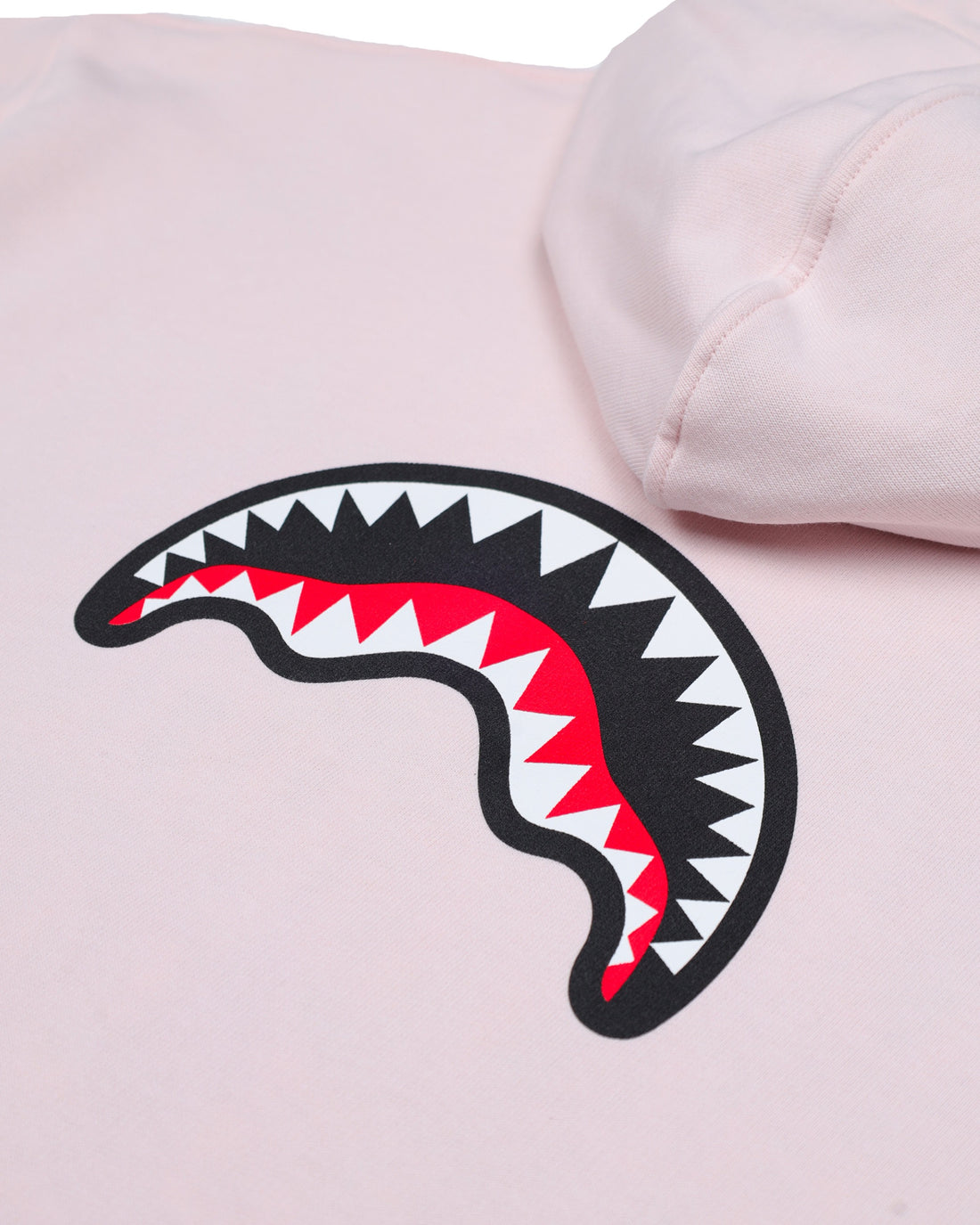 SHARK BASIC OVER FULLZIP HOODIE LIGHT PINK