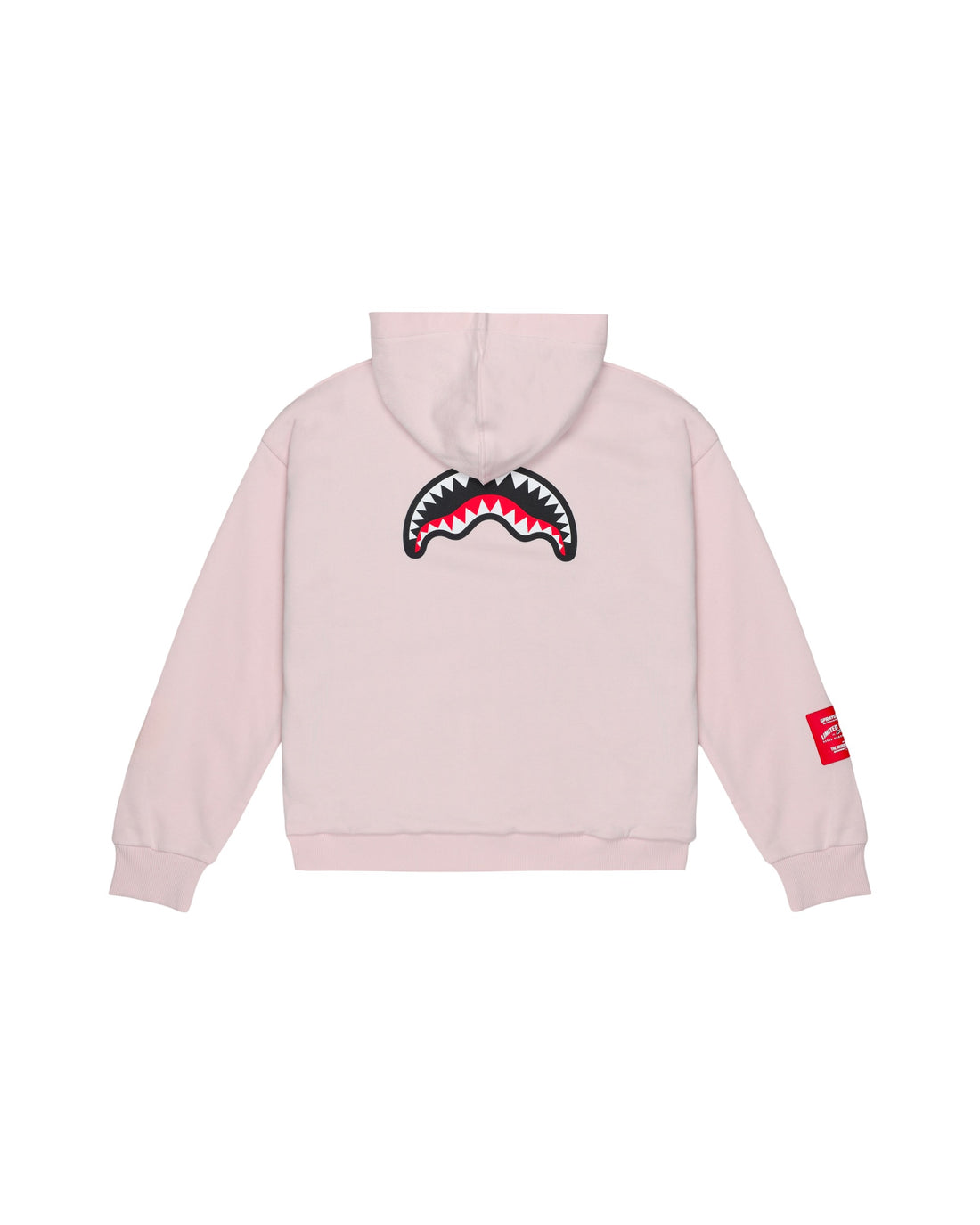 SHARK BASIC OVER FULLZIP HOODIE LIGHT PINK