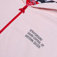SHARK BASIC OVER FULLZIP HOODIE LIGHT PINK