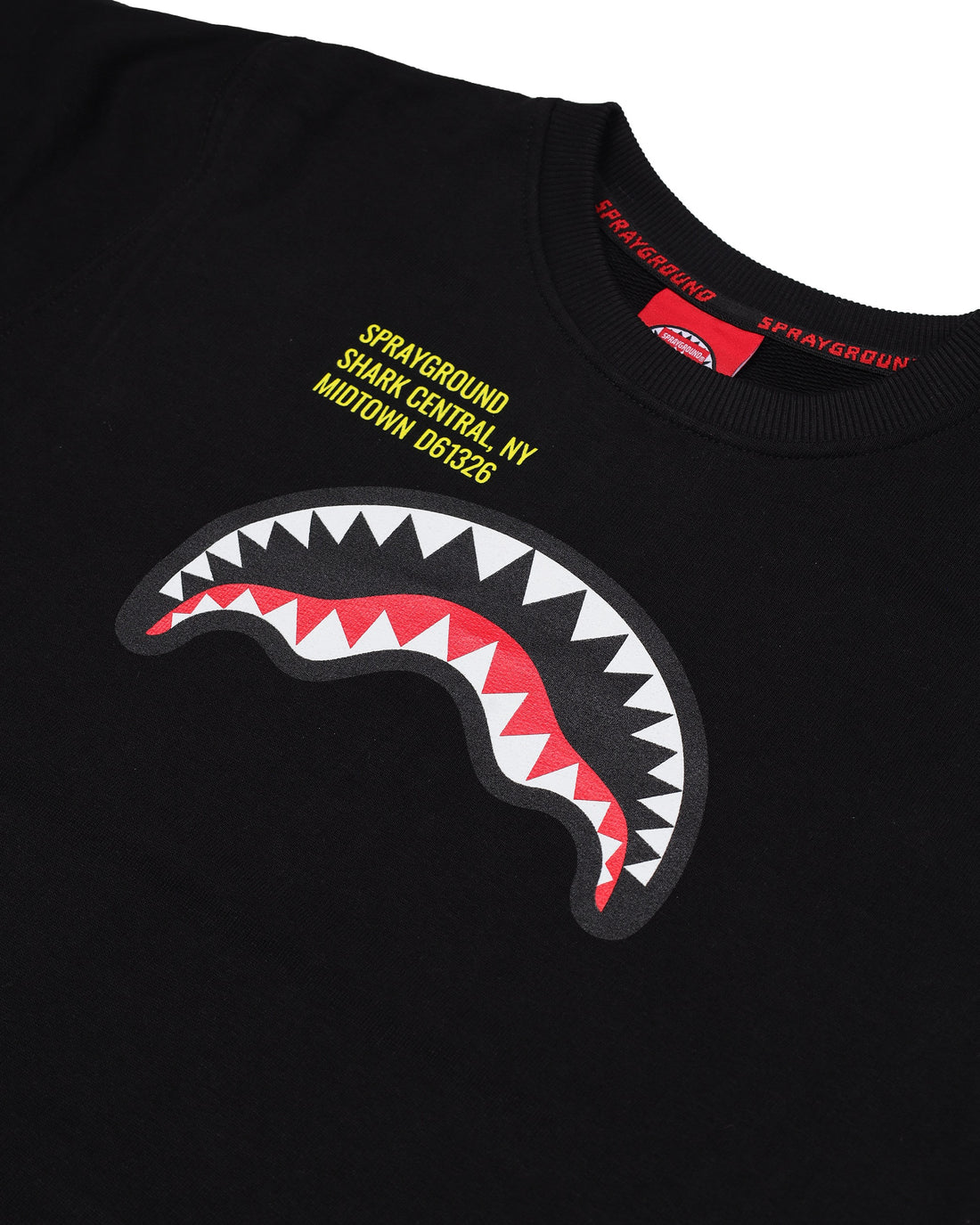 SHARK BASIC BLK REGULAR CREWNECK