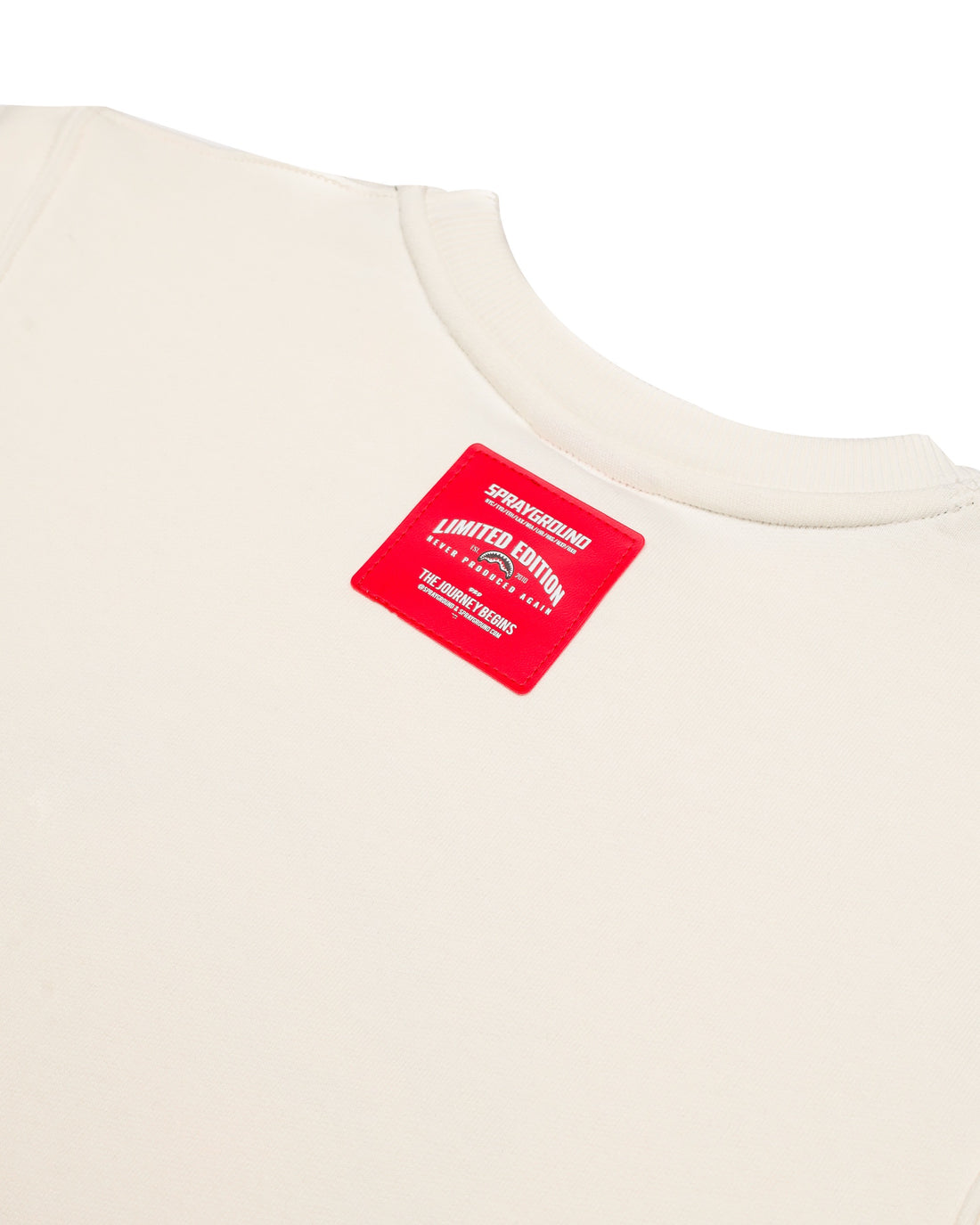 SHARK BASIC IVORY REGULAR CREWNECK