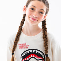 SHARK BASIC IVORY REGULAR CREWNECK