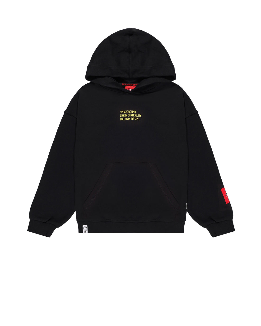 SHARK BASIC REGULAR HOODIE BLK