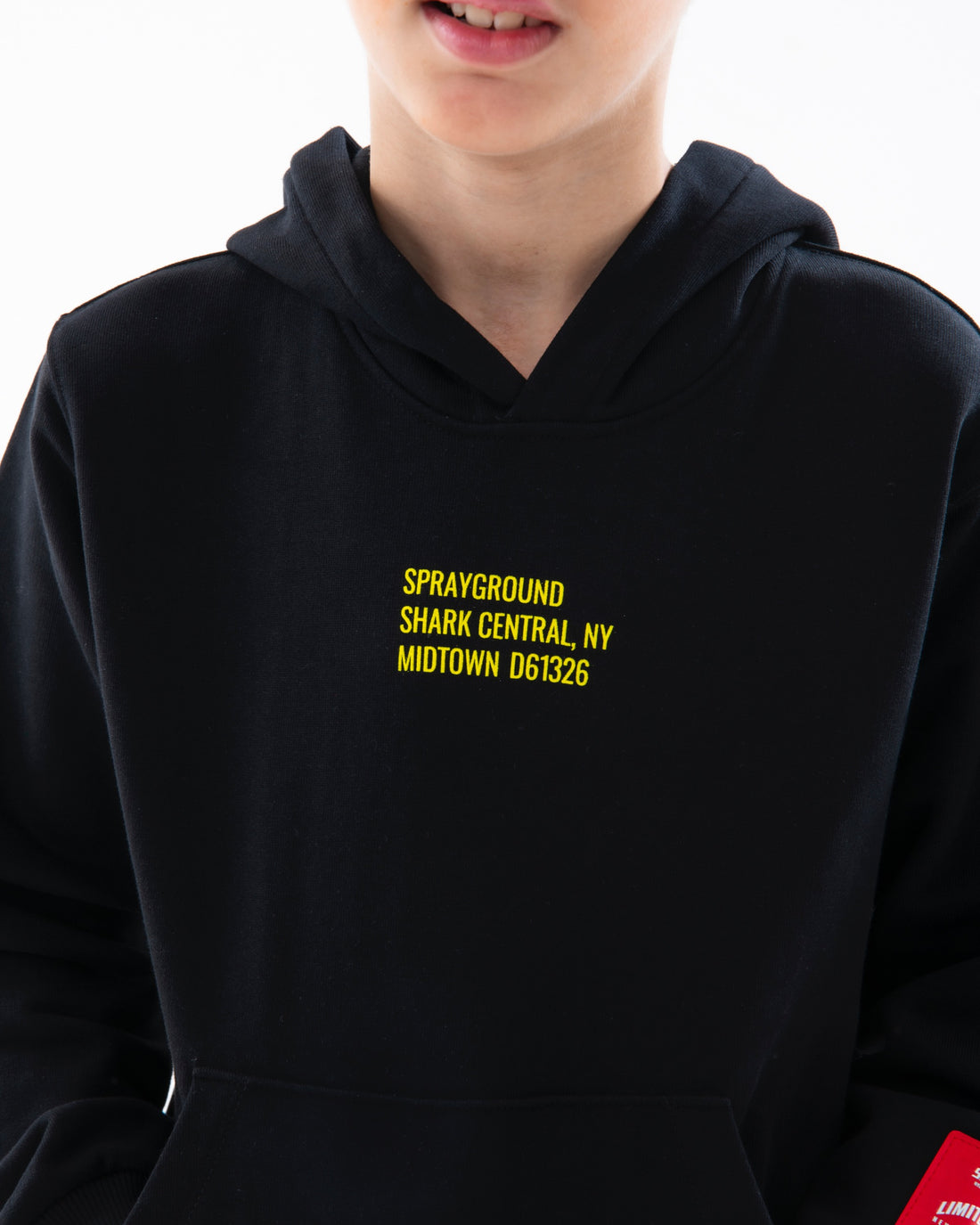 SHARK BASIC REGULAR HOODIE BLK
