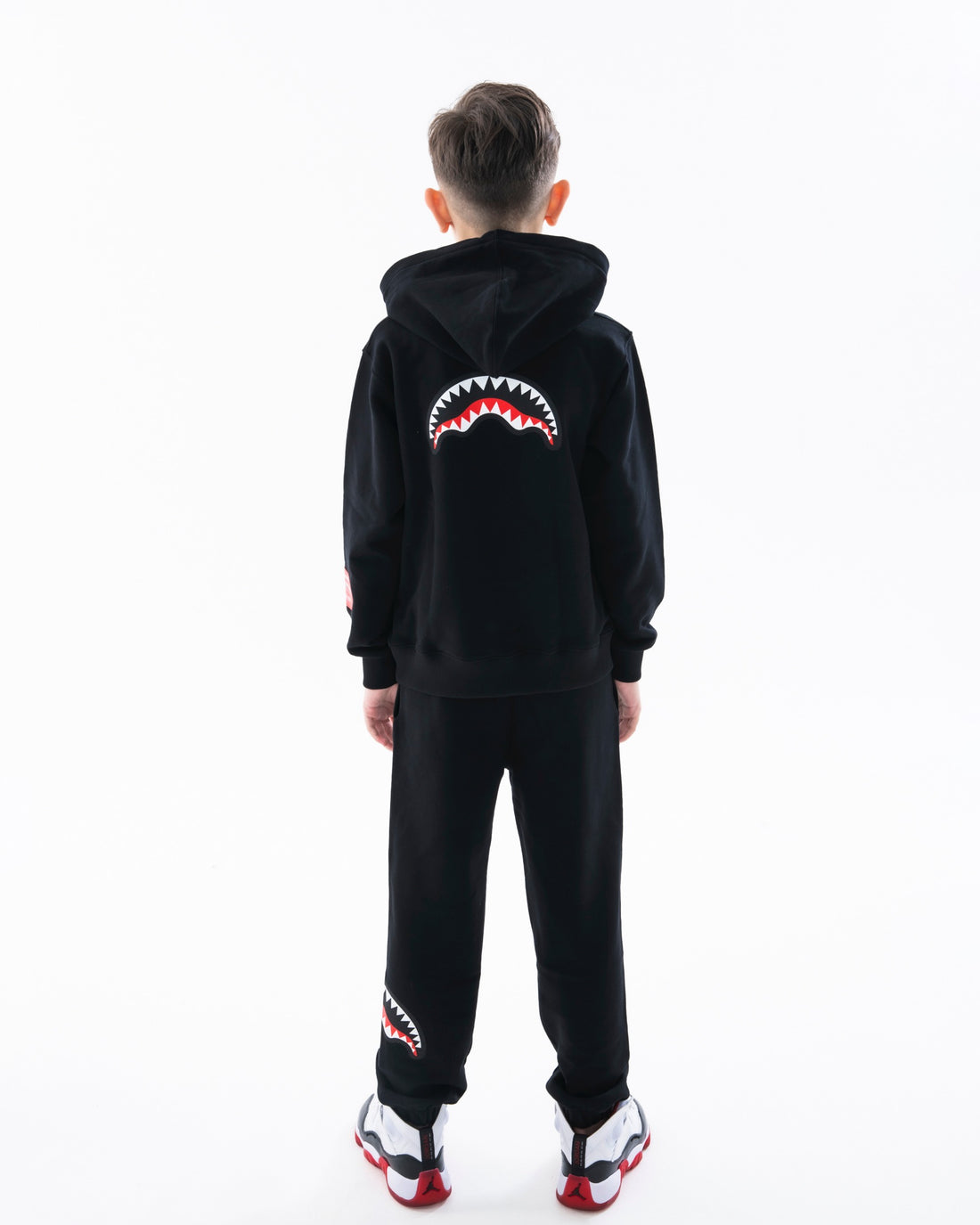 SHARK BASIC REGULAR HOODIE BLK