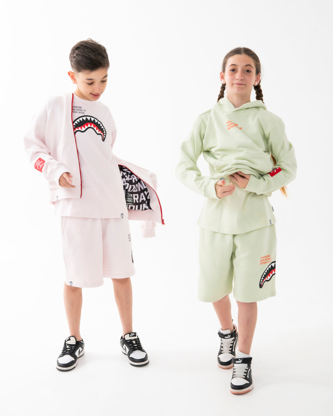 SHARK BASIC SHORTS LIGHT PINK