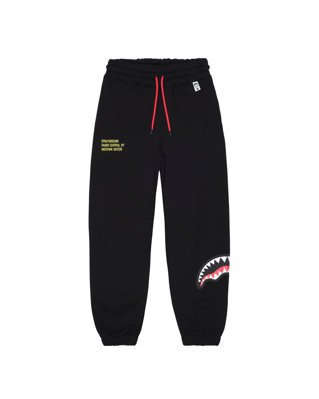 SHARK BASIC BAGGY PANTS BLACK