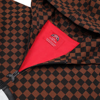 CATCH BEAR CHECK OVER FULLZIP HOODIE