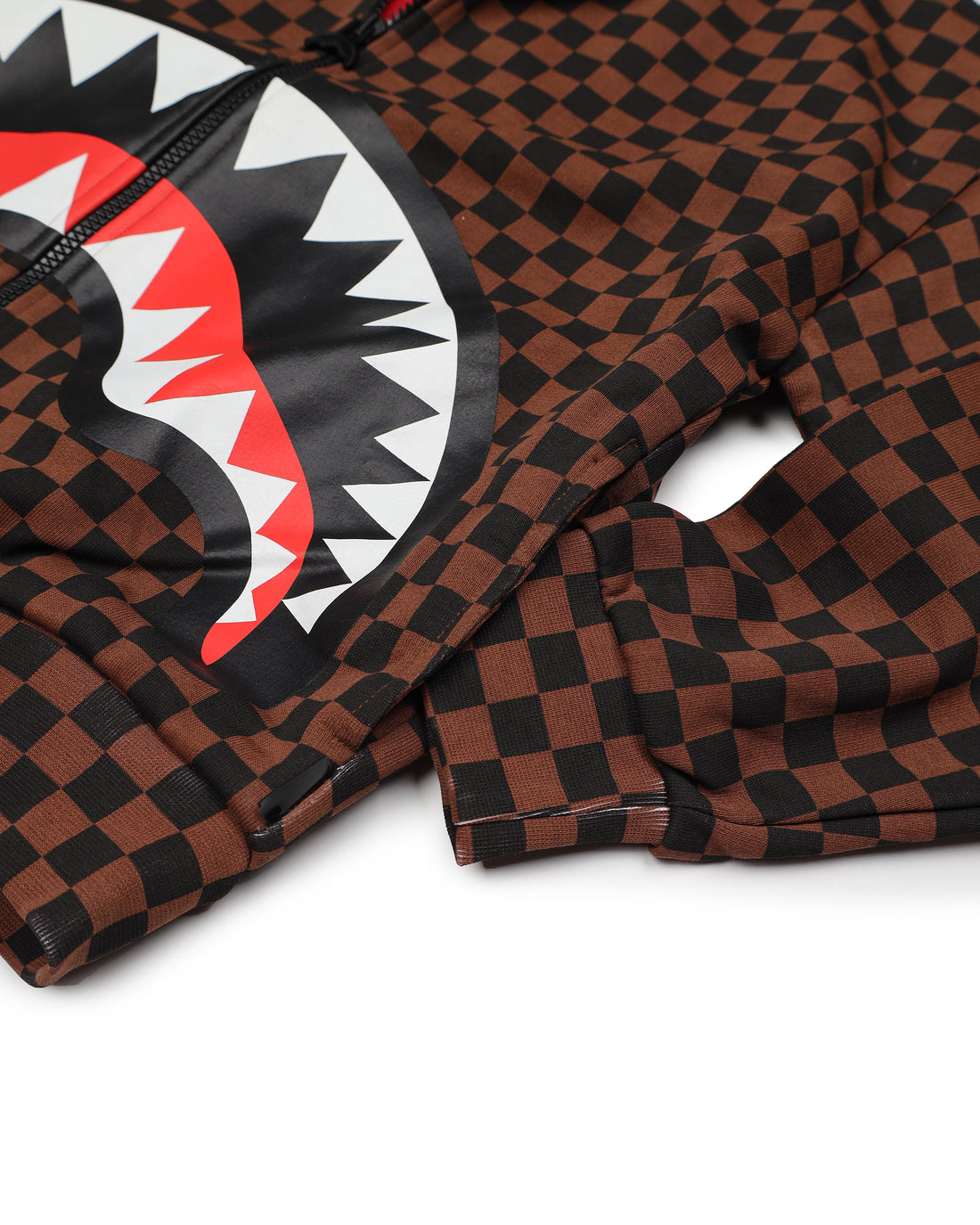 CATCH BEAR CHECK OVER FULLZIP HOODIE