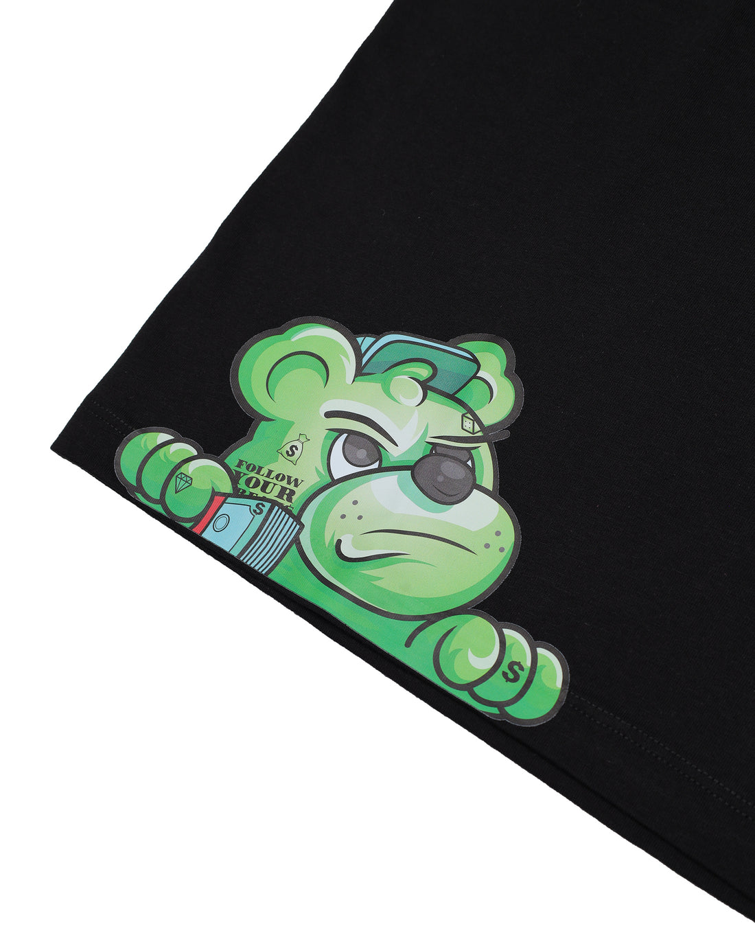 CATCH  BEAR REGULAR T-SHIRT BLK