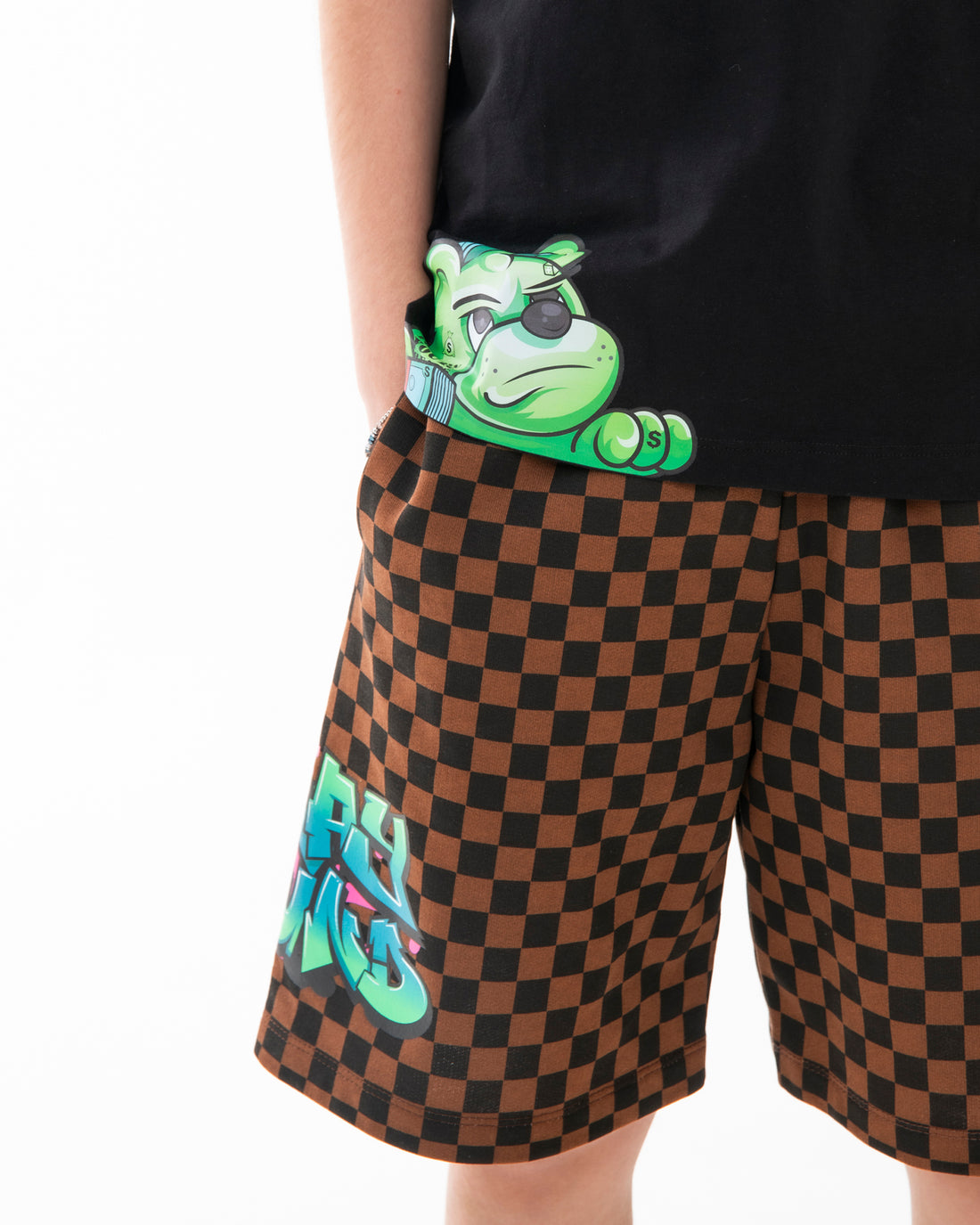 CATCH  BEAR REGULAR T-SHIRT BLK