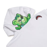 CATCH THE BEAR REGULAR HOODIE WHT