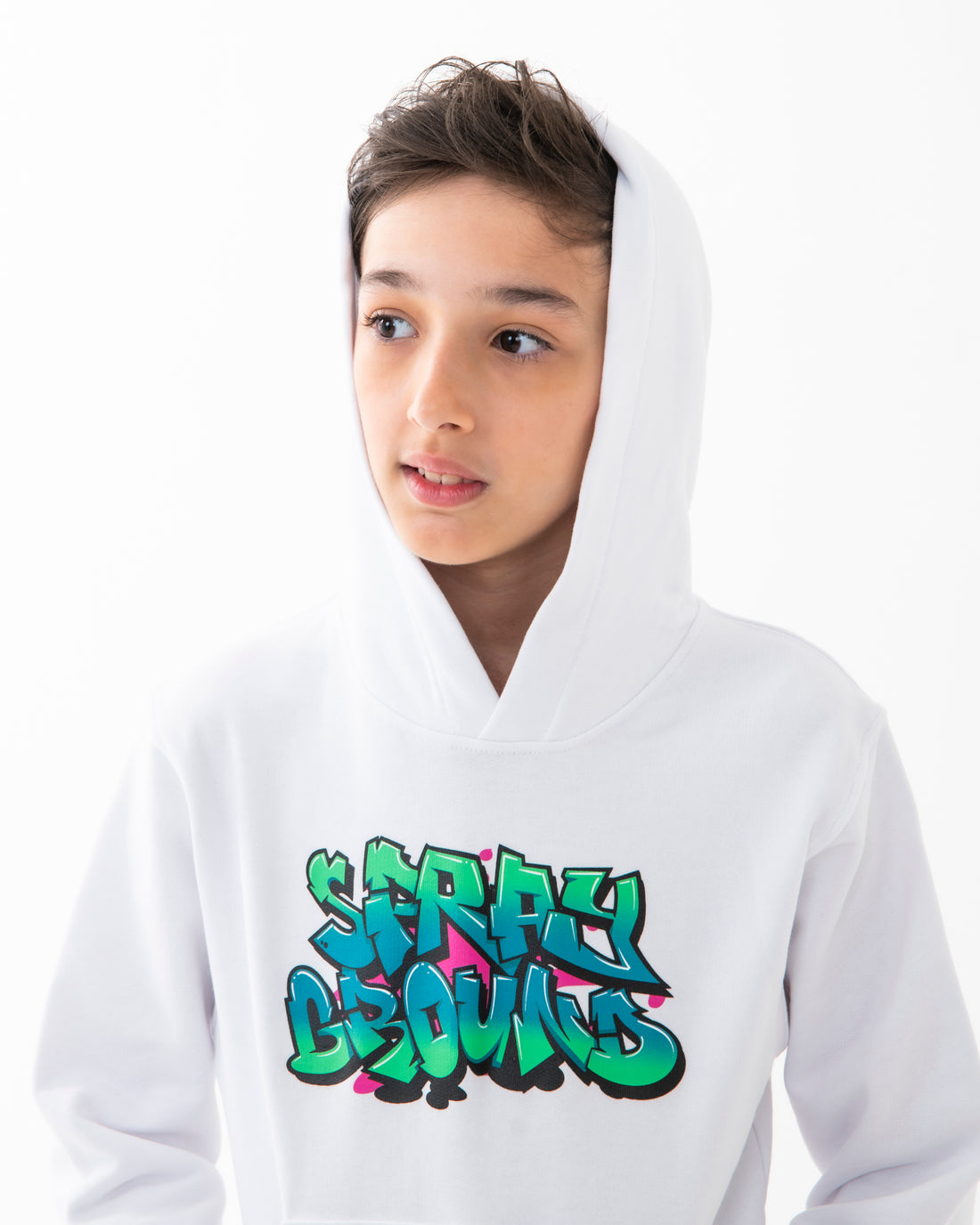 CATCH THE BEAR REGULAR HOODIE WHT