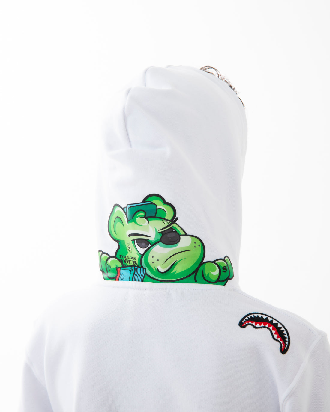 CATCH THE BEAR REGULAR HOODIE WHT