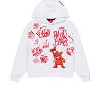 VANDAL DIABLO BEAR WHITE OVER HOODIE
