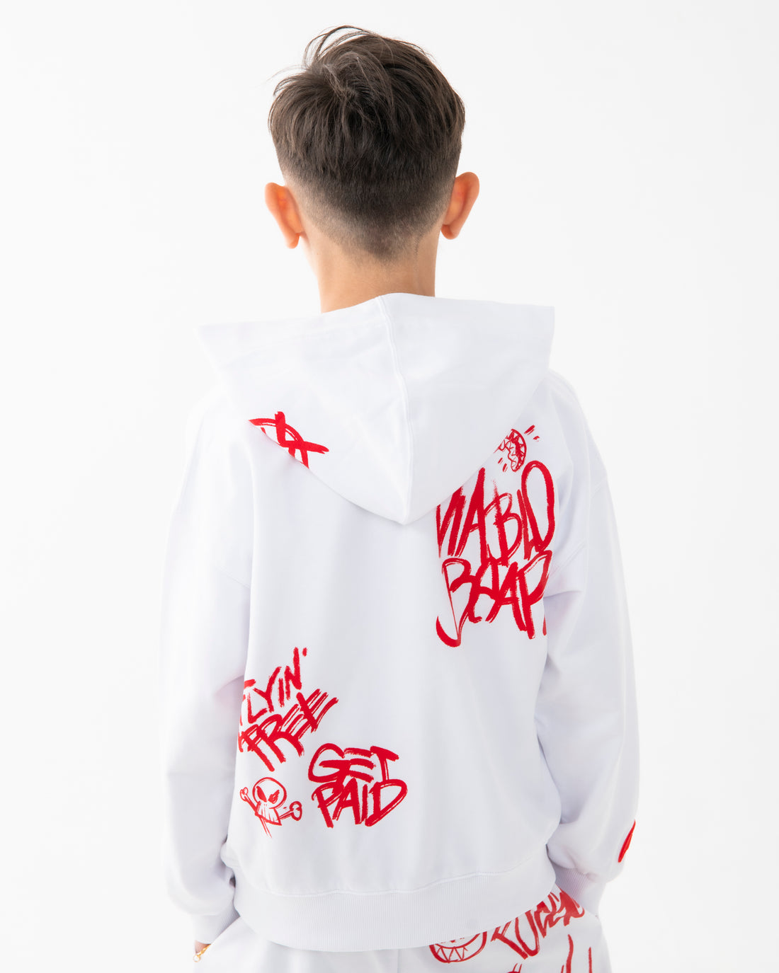 VANDAL DIABLO BEAR WHITE OVER HOODIE